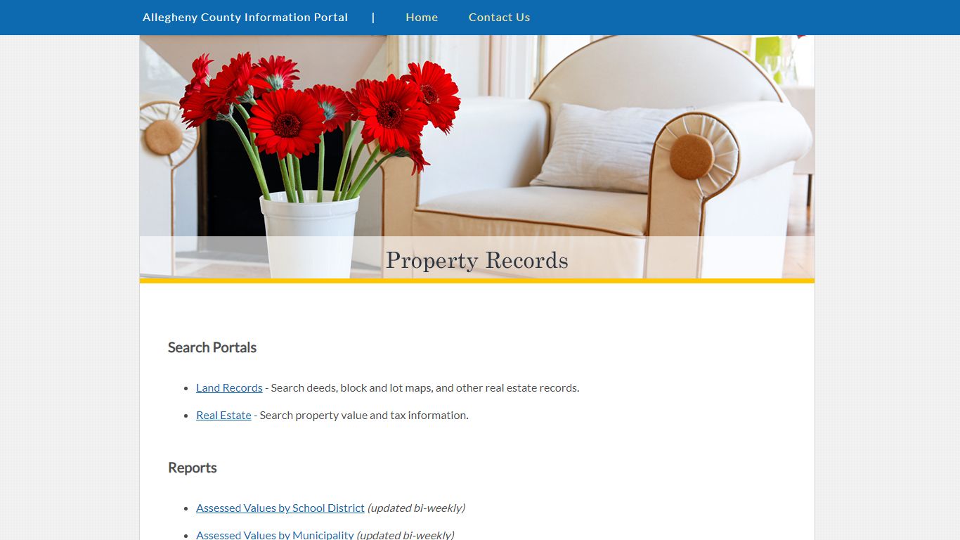 Property Records | Information Portal | Allegheny County